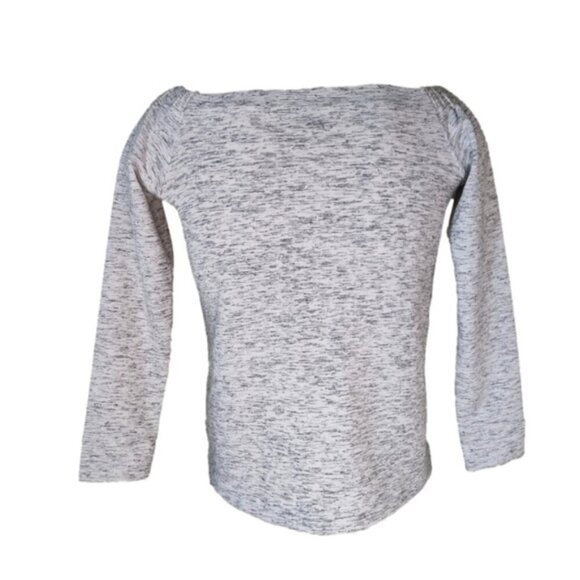 CLUB MONACO heather white gray top XS - Picture 4 of 8